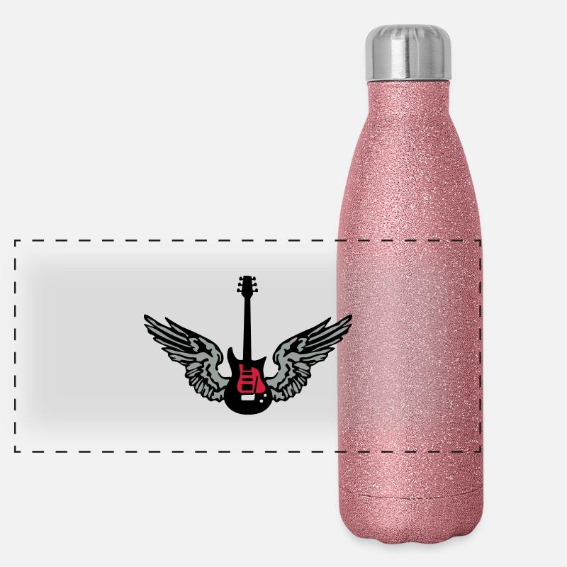 guitar_wings_042013_a_3c Panorama Glitzer Isolierflasche 500 ml