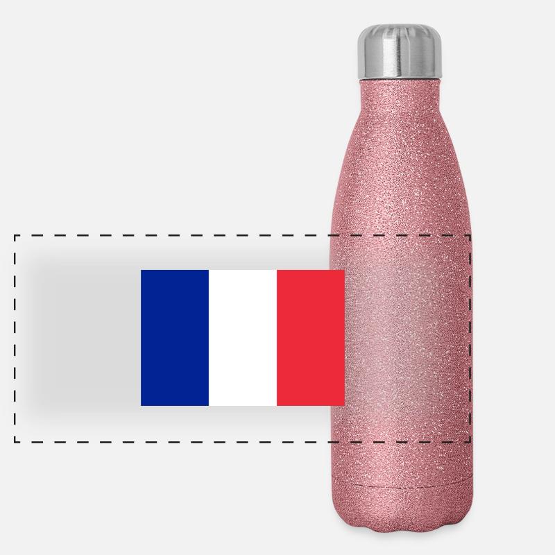 France Gourde isotherme panoramique pailletée 500 ml
