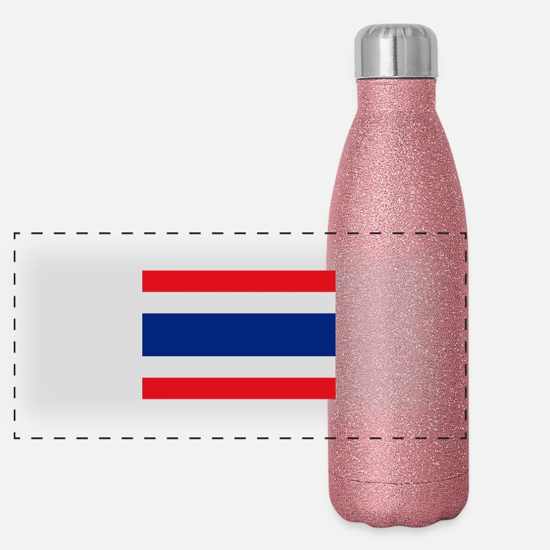 Thaïlande Gourde isotherme panoramique pailletée 500 ml