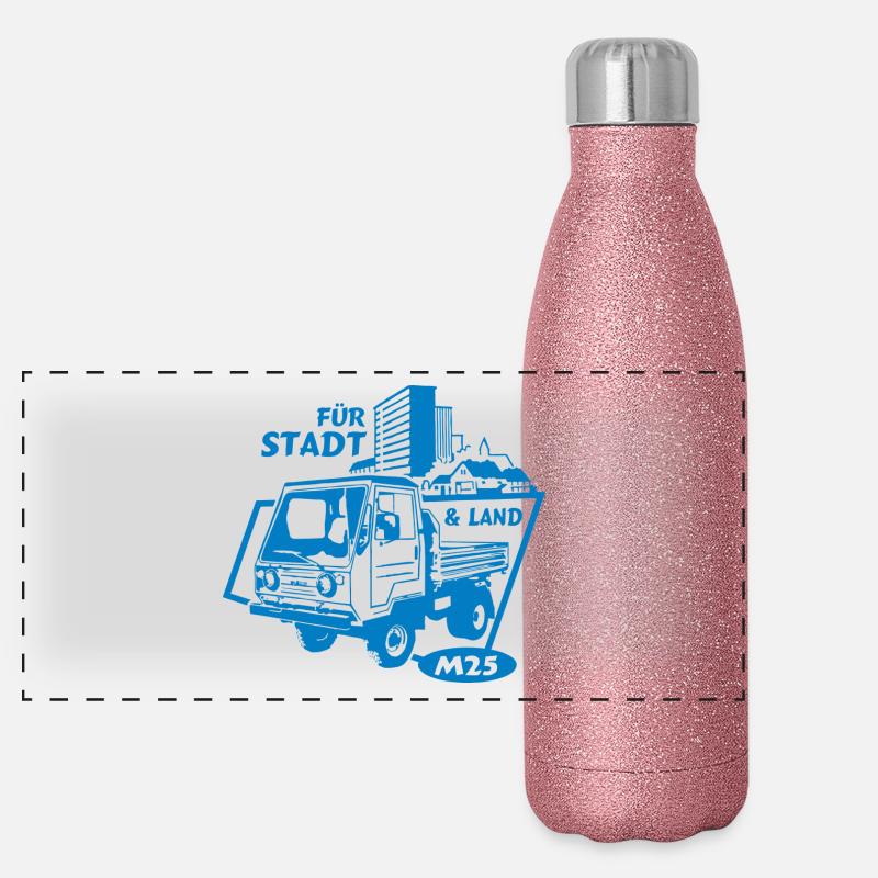 Multicar M25 Panorama Glitzer Isolierflasche 500 ml