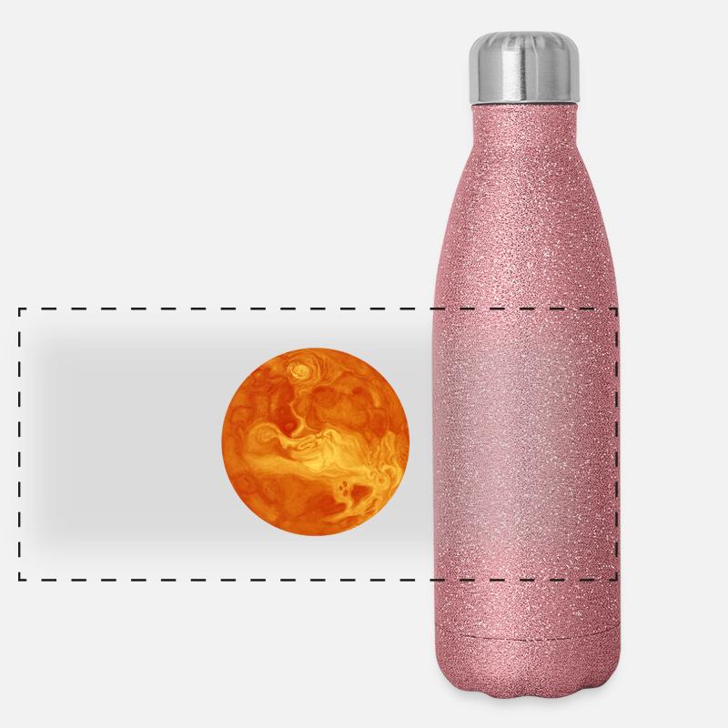 Vénus, planète de l'année 2018 Gourde isotherme panoramique pailletée 500 ml