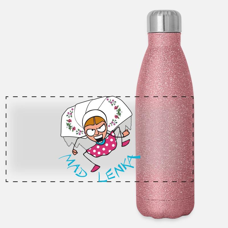 MADLENKA - DS Panorama Glitzer Isolierflasche 500 ml