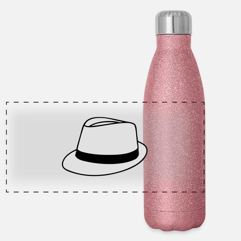 Hut Panorama Glitzer Isolierflasche 500 ml