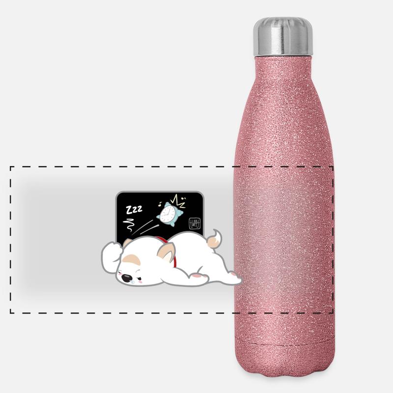 Chien Coréen - Style Japonais 04 Gourde isotherme panoramique pailletée 500 ml