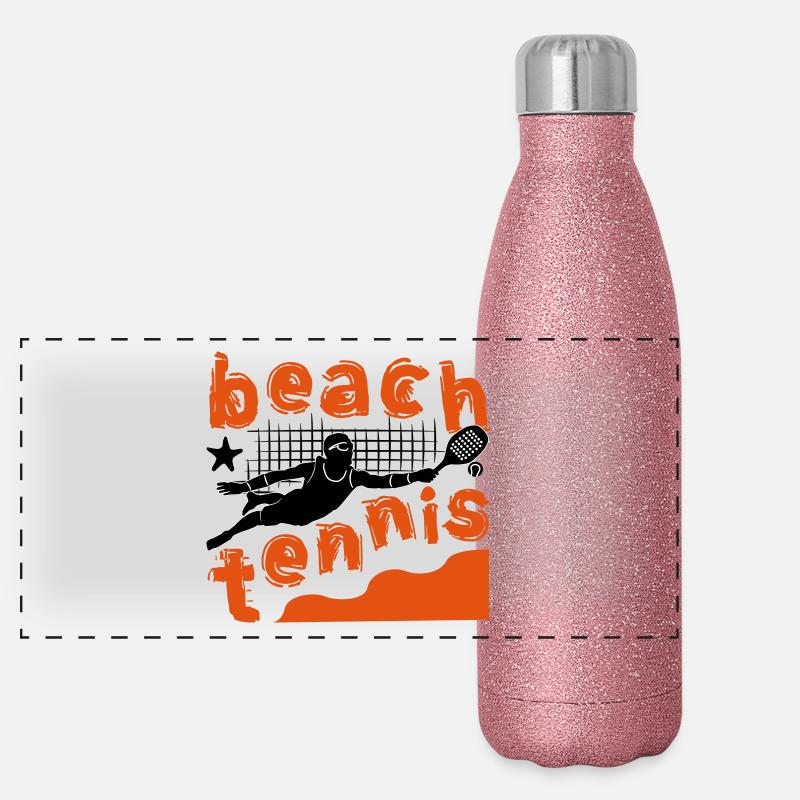 BEACH BOY Gourde isotherme panoramique pailletée 500 ml