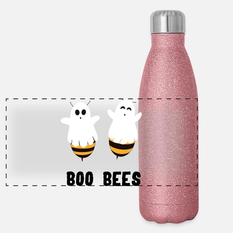Boo Bees Gourde isotherme panoramique pailletée 500 ml