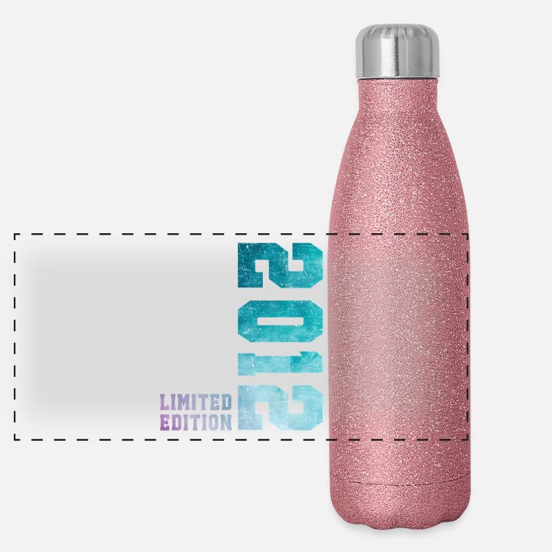 2012 Édition Limitée 14 ans anniversaire Gourde isotherme panoramique pailletée 500 ml
