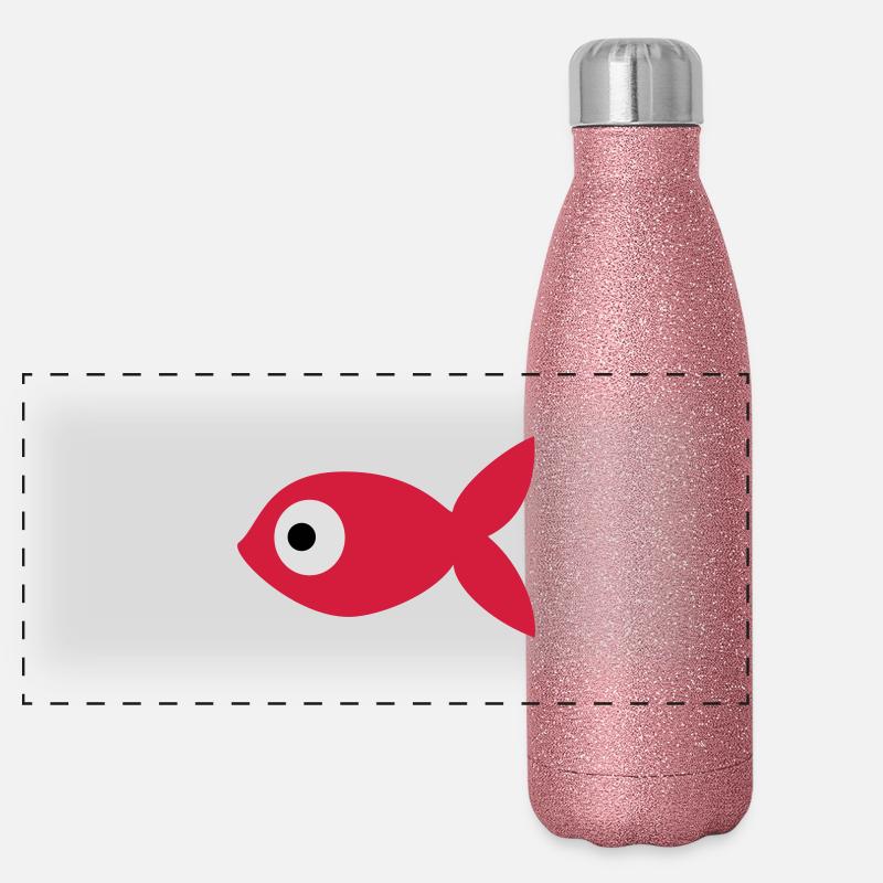 Goldfish Panoramic Glitter Thermal Bottle 500 ml