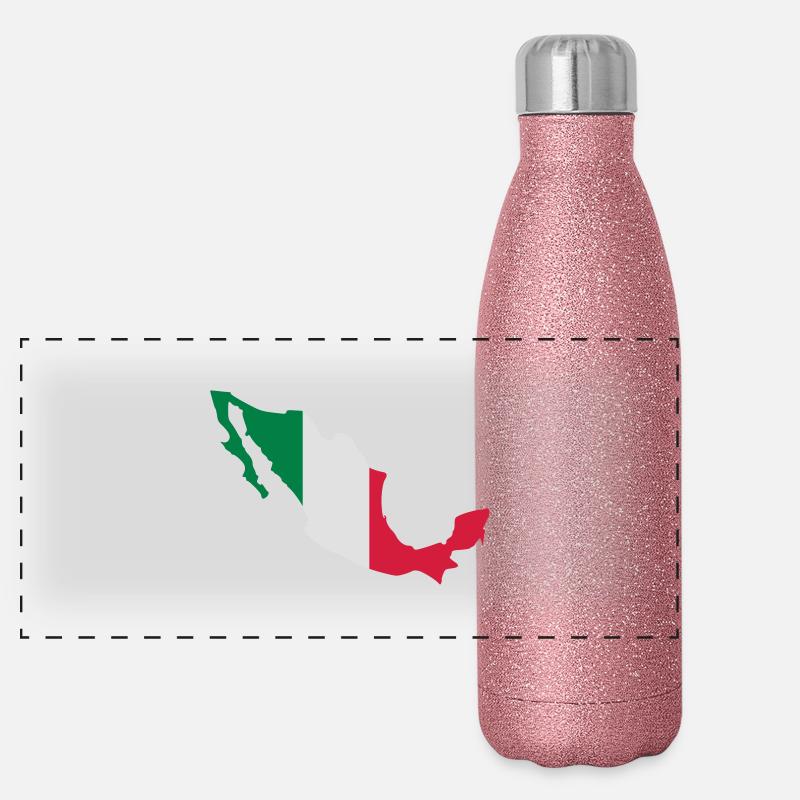 Mexico Panoramic Glitter Thermal Bottle 500 ml