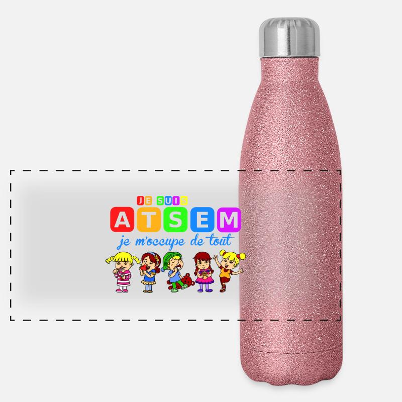 je suis atsem Panoramic Glitter Thermal Bottle 500 ml