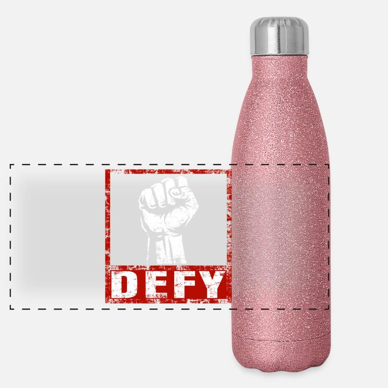 DEFY – la puissance dans un look vintage Gourde isotherme panoramique pailletée 500 ml