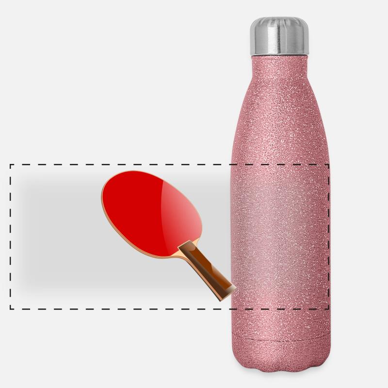 table tennis racket Panoramic Glitter Thermal Bottle 500 ml
