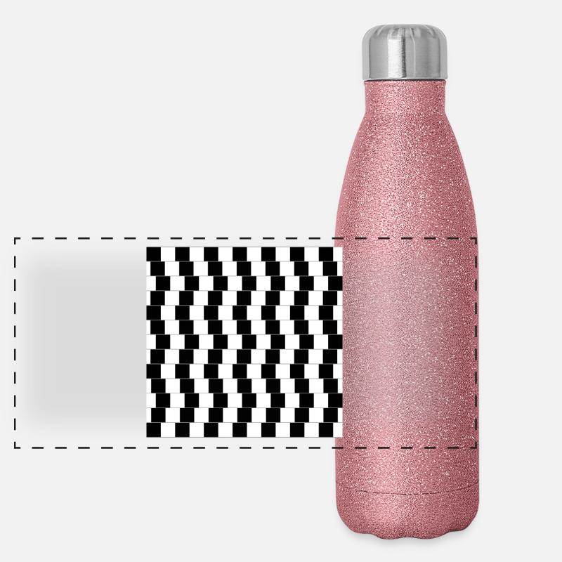 Optical illusion Panoramic Glitter Thermal Bottle 500 ml