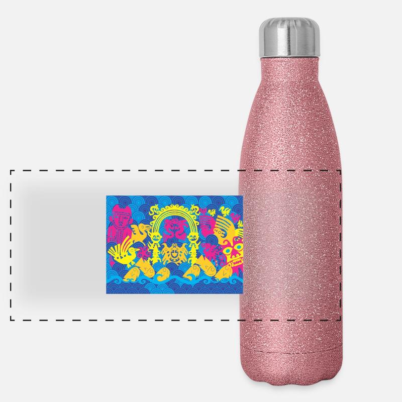Trujillo Pérou Gourde isotherme panoramique pailletée 500 ml