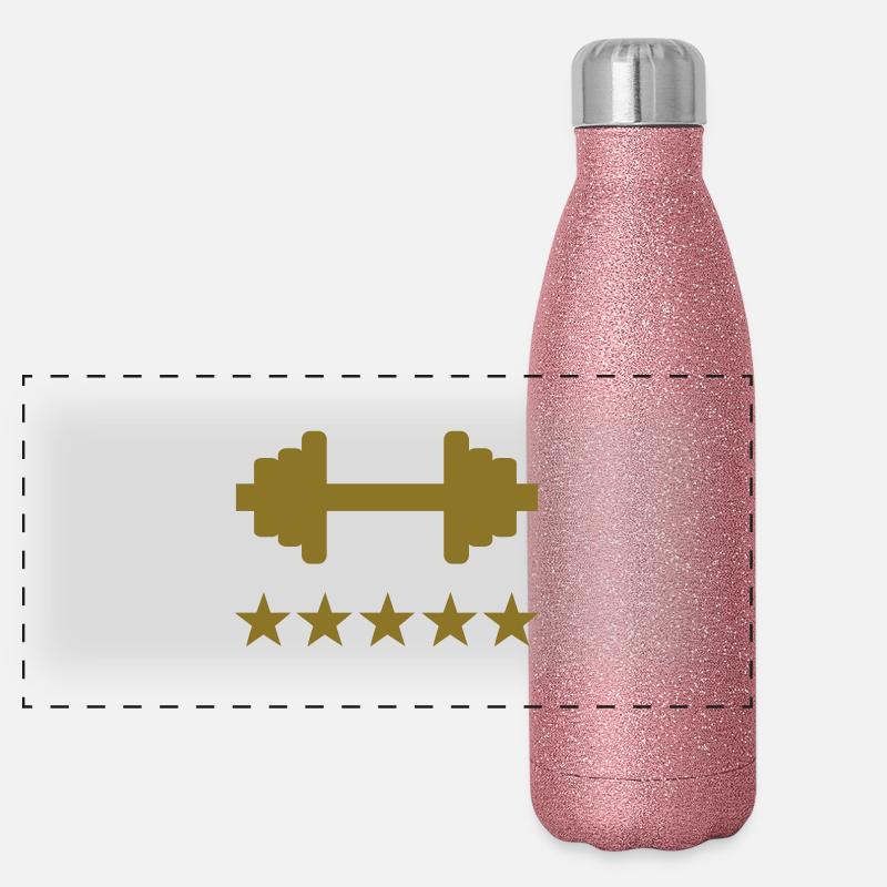 bodybuilding 5 star Panoramic Glitter Thermal Bottle 500 ml