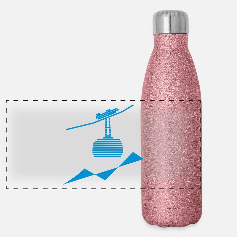 cable car Panoramic Glitter Thermal Bottle 500 ml
