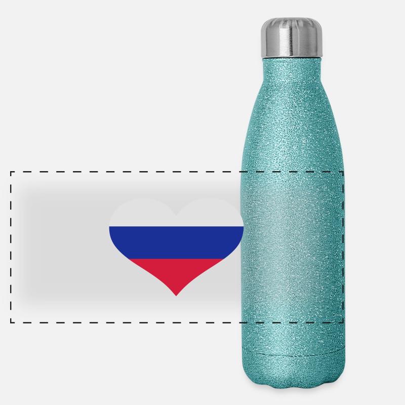 Slowakei Panorama Glitzer Isolierflasche 500 ml