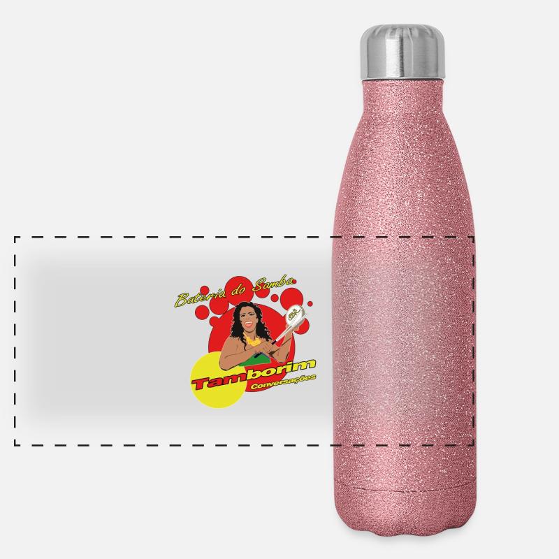 BBaC Tamborim Gourde isotherme panoramique pailletée 500 ml