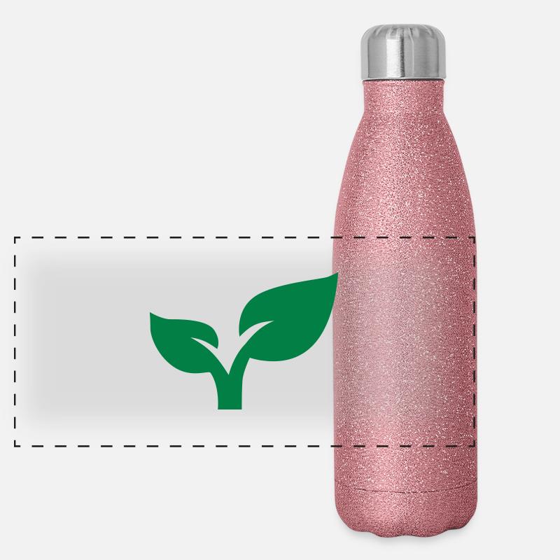 Pflanze Panorama Glitzer Isolierflasche 500 ml