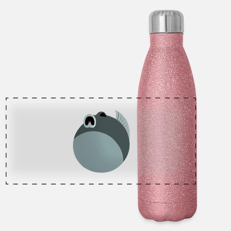 Spooked fish Panoramic Glitter Thermal Bottle 500 ml
