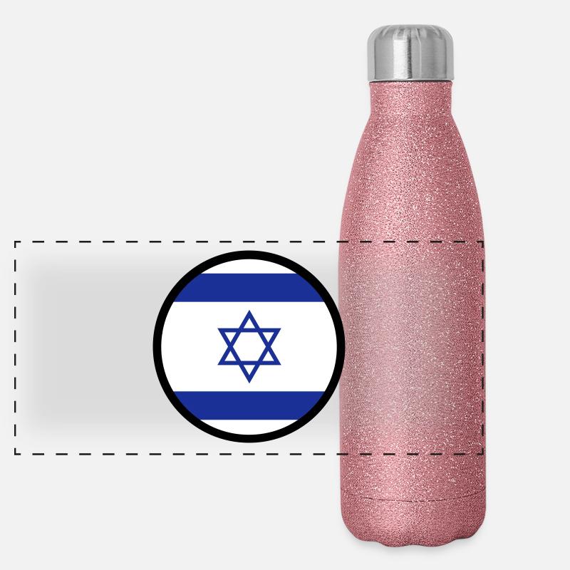 Sous le signe d Israël Gourde isotherme panoramique pailletée 500 ml