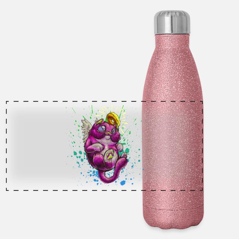 Saint cat Panoramic Glitter Thermal Bottle 500 ml