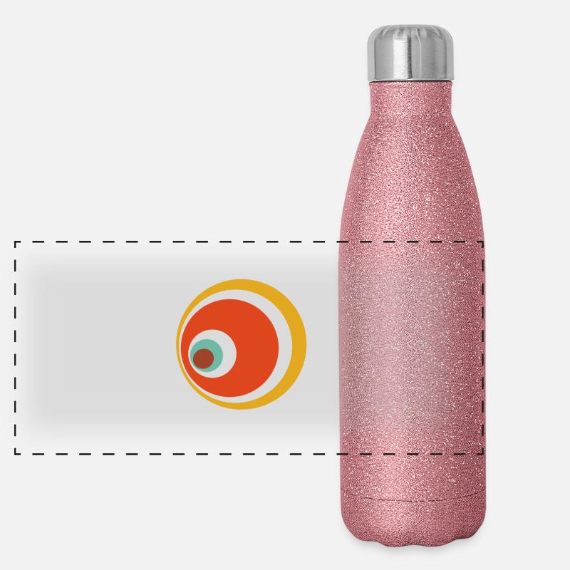circle 60's Gourde isotherme panoramique pailletée 500 ml