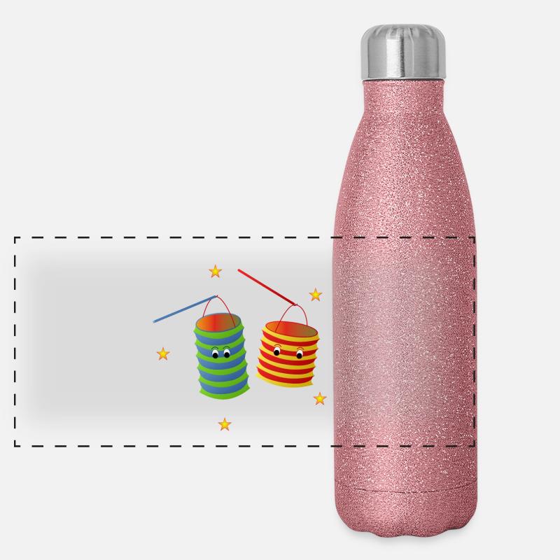 Lantern parade Panoramic Glitter Thermal Bottle 500 ml