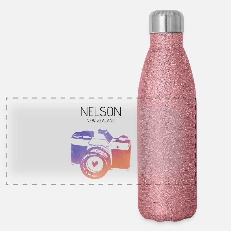 Nouvelle-Zélande, Nelson Gourde isotherme panoramique pailletée 500 ml