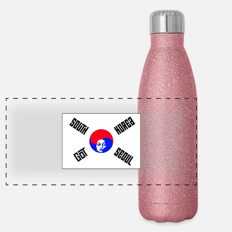 Corée du Sud Got Seoul Gourde isotherme panoramique pailletée 500 ml