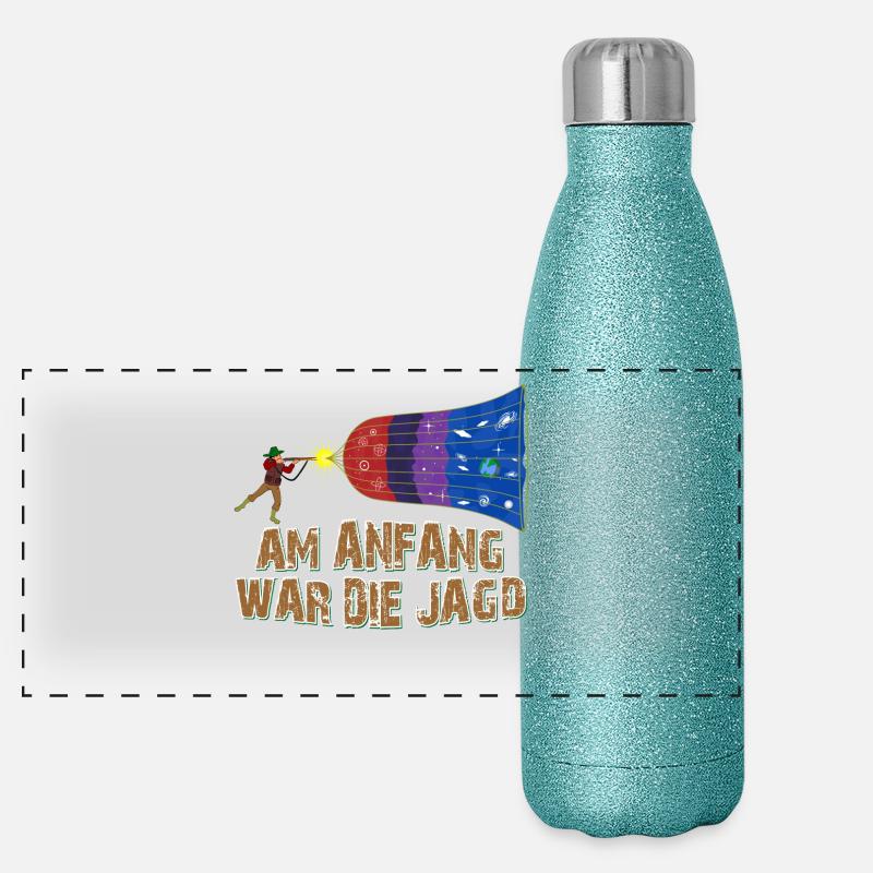 Chasse au Big Bang Gourde isotherme panoramique pailletée 500 ml