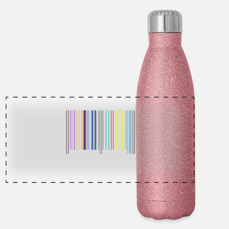 code à barres Gourde isotherme panoramique pailletée 500 ml