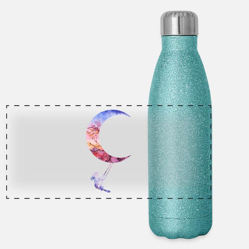 moon swing Panoramic Glitter Thermal Bottle 500 ml
