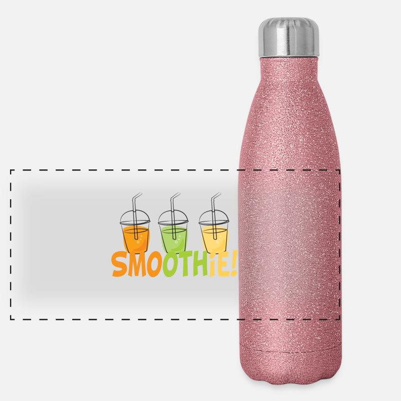 smoothie Panoramic Glitter Thermal Bottle 500 ml
