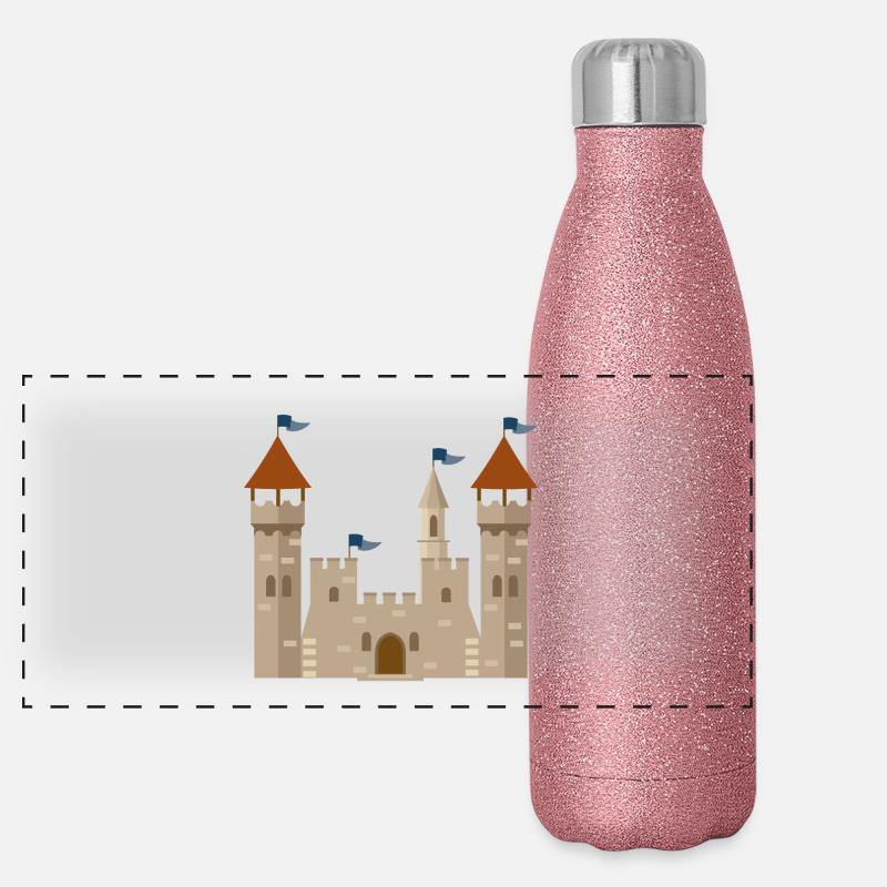 knight's castle Panoramic Glitter Thermal Bottle 500 ml