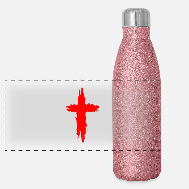 Religion Symbole Gourde isotherme panoramique pailletée 500 ml