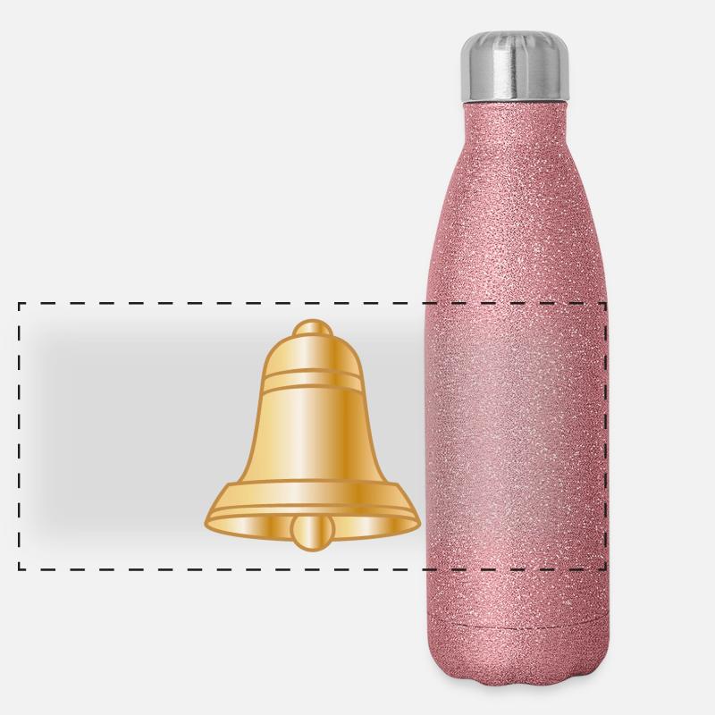 Glocke Panorama Glitzer Isolierflasche 500 ml