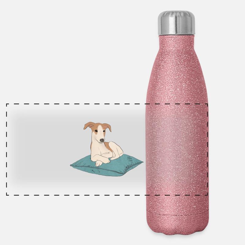 chien.png Gourde isotherme panoramique pailletée 500 ml