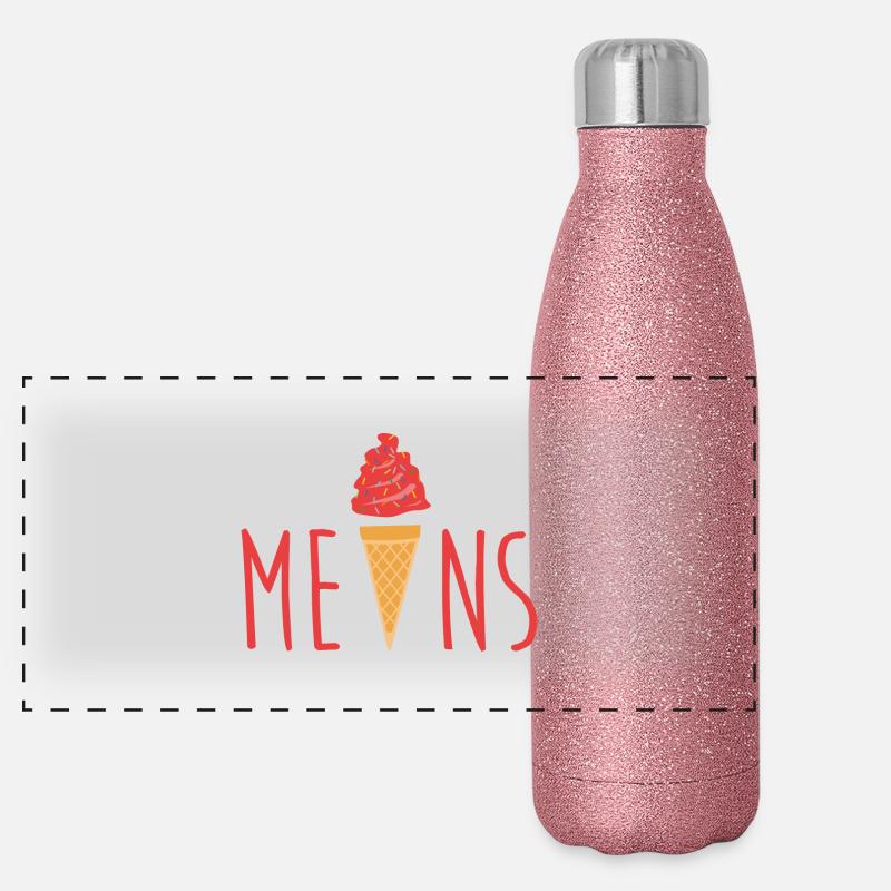 MINE Gourde isotherme panoramique pailletée 500 ml