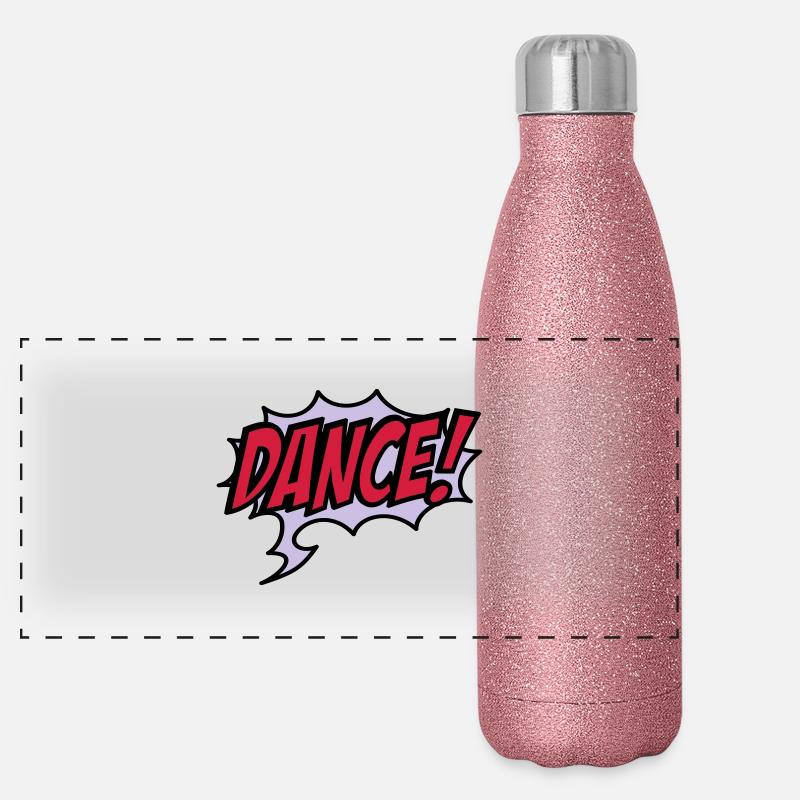 dance Gourde isotherme panoramique pailletée 500 ml