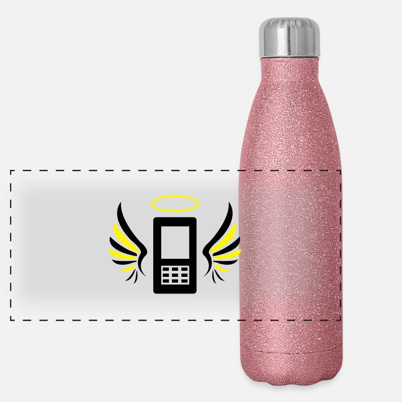 smartphone_engel_02 Panorama Glitzer Isolierflasche 500 ml