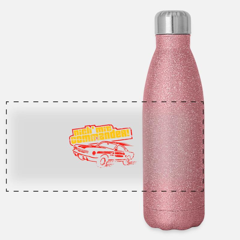 Nich' mit Commander Panorama Glitzer Isolierflasche 500 ml