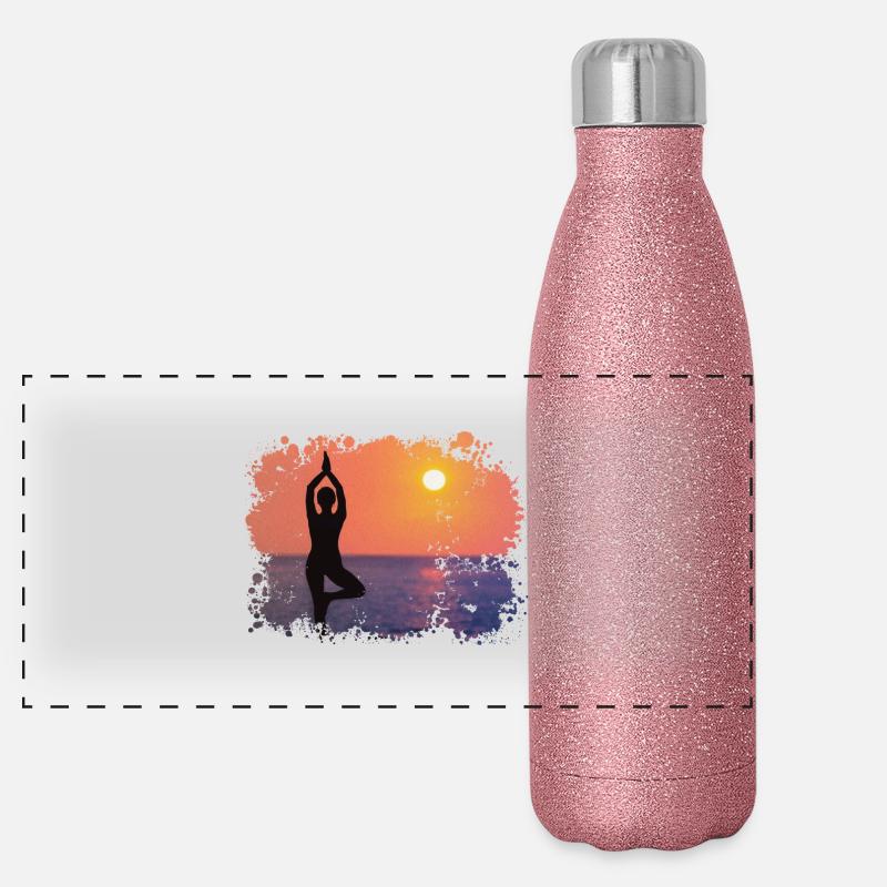 YOGA Panoramic Glitter Thermal Bottle 500 ml