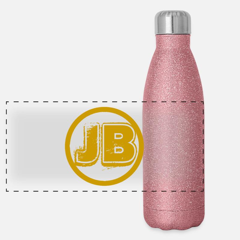 Des trucs avec le logo JB Gourde isotherme panoramique pailletée 500 ml