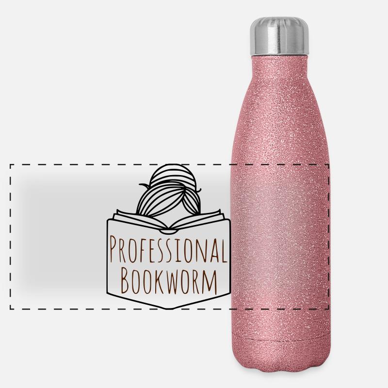 Professional bookworm Panoramic Glitter Thermal Bottle 500 ml