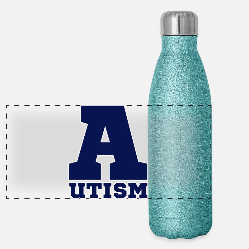 Autism Panoramic Glitter Thermal Bottle 500 ml