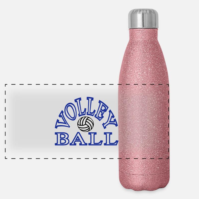 volleyball Gourde isotherme panoramique pailletée 500 ml