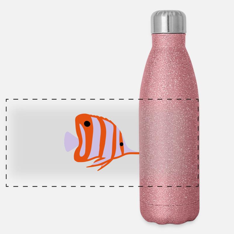 chelmon rostratus vektor Gourde isotherme panoramique pailletée 500 ml