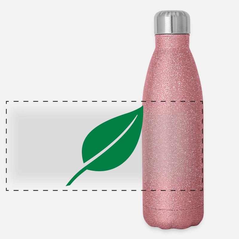 Leaf Panoramic Glitter Thermal Bottle 500 ml