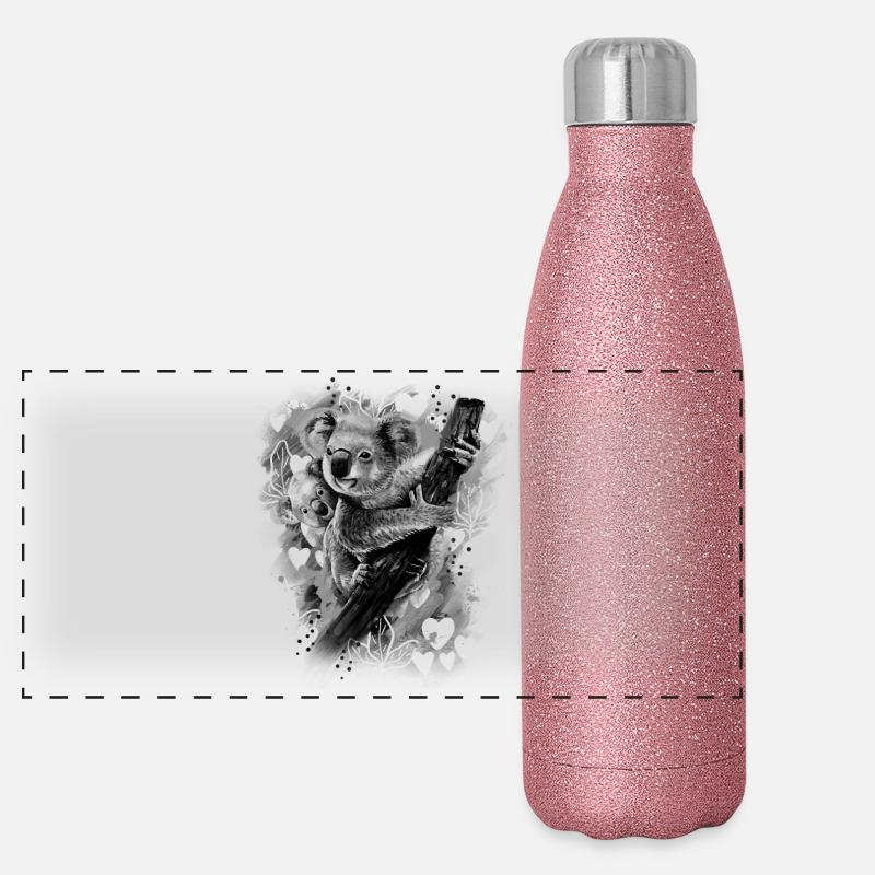 Panorama Glitzer Isolierflasche 500 ml